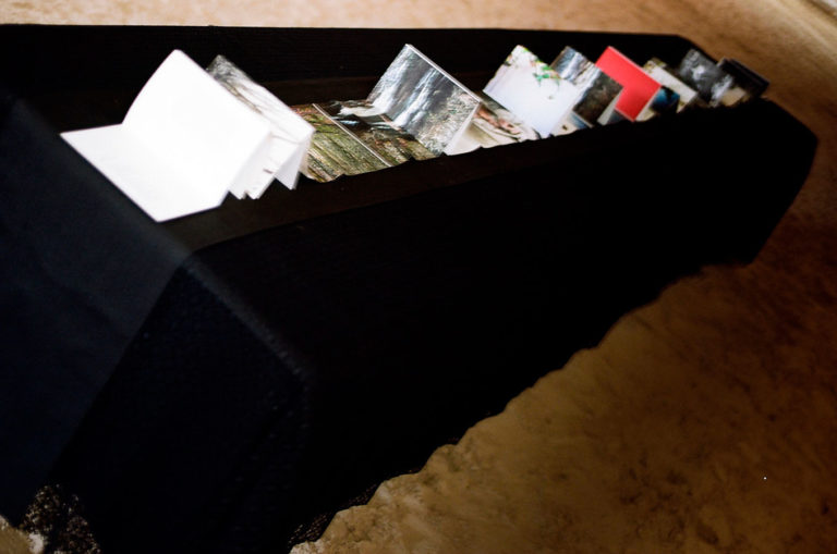 Nous sommes les Rêveurs. Installation. Leporello. Image d'un visiteur